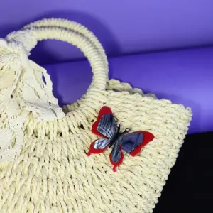 Dark Style Acrylic Butterfly Brooch for Unisex Wear 11 S2e90cef650084cacbb5b0417d254fb69T