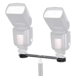 Dual Flash Camera Mount Brackets for DSLR Cameras 9 S2ecdba4538da4fa88597dbe57b13c363S