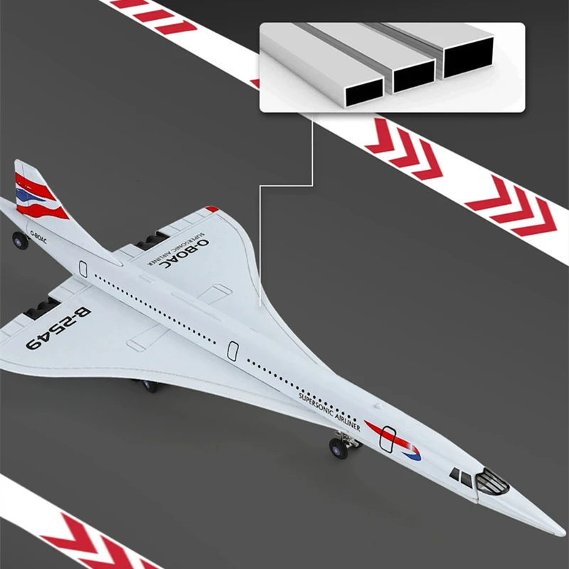 Concorde 1:168 Scale Diecast Model Aircraft 2 Concorde 1:168 Scale Diecast Model Aircraft - Image 2