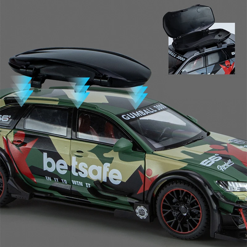 1/24 RS6 Avant Station Wagon Diecast Model 6 1/24 RS6 Avant Station Wagon Diecast Model - Image 6