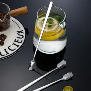 Elegant Gold Stainless Steel Stirring Spoon 14.8cm 13 S2f32b9bf21dc4e038f4902d5e703b4aa2