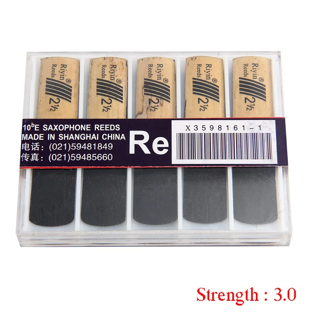 Alto Saxophone Reeds Set 10 pcs, Strengths 1.5-4.0 9 Alto Saxophone Reeds Set 10 pcs, Strengths 1.5-4.0 - Image 9