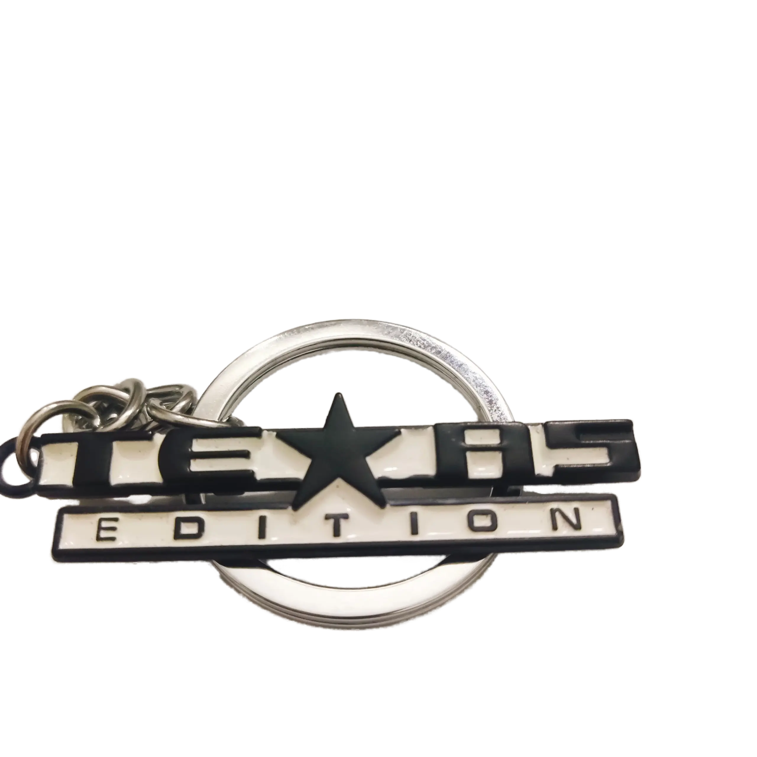 Bold 3D Metal Keychain with Star Accent 5 Bold 3D Metal Keychain with Star Accent - Image 5