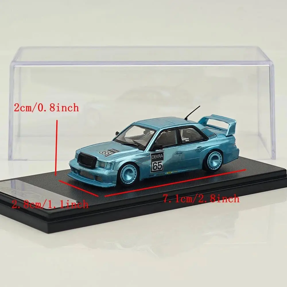 Blue Wide-Body Diecast Car Model 1/64 Scale 6 Blue Wide-Body Diecast Car Model 1/64 Scale - Image 6