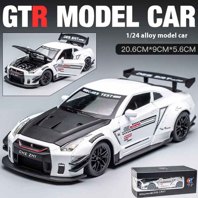1:24 GT-R Alloy Racing Car Model 9 1:24 GT-R Alloy Racing Car Model - Image 9