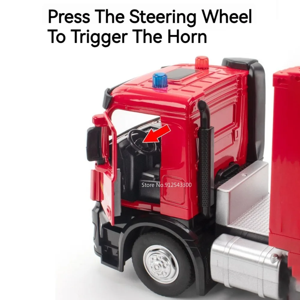 1:24 Scale Blue Construction Vehicle Model 3 1:24 Scale Blue Construction Vehicle Model - Image 3