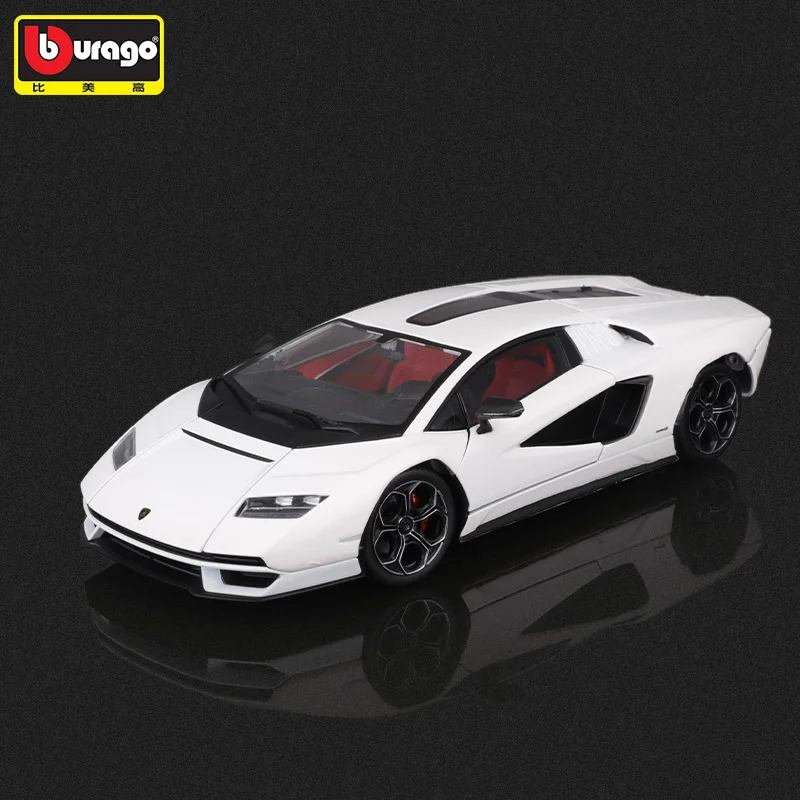 White Lamborghini Countach LPI800-4 Diecast Model 5 White Lamborghini Countach LPI800-4 Diecast Model - Image 5