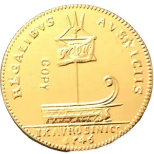 Antique Danish 1 Dukat Coin Replica