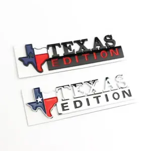 Texas Edition Car Emblem 16.2cm x 5cm