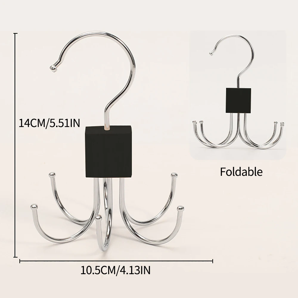 Modern Stainless Steel Rotatable Closet Hanger 7 Modern Stainless Steel Rotatable Closet Hanger - Image 7