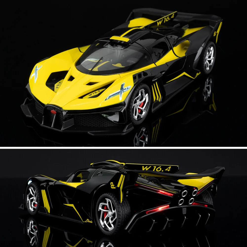 1:32 Blue Diecast Race Car Model with Sound and Light 3 1:32 Blue Diecast Race Car Model with Sound and Light - Image 3