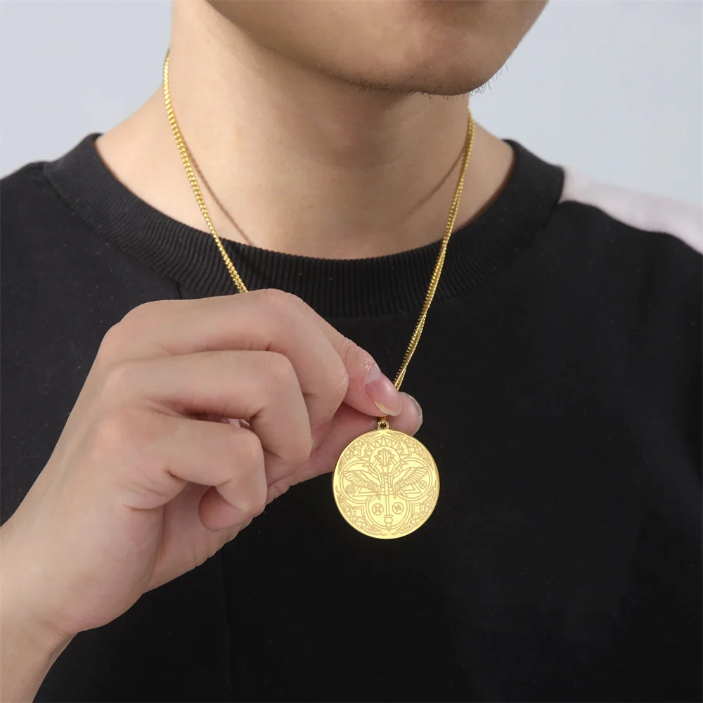 Vintage Stainless Steel Raphael Wings Necklace 5 Vintage Stainless Steel Raphael Wings Necklace - Image 5