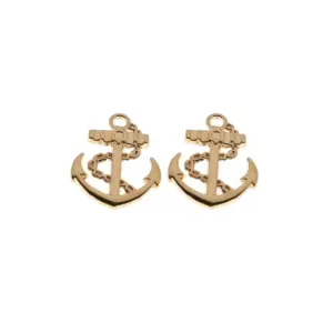 Retro Anchor Collar Pin Set for Stylish Attire