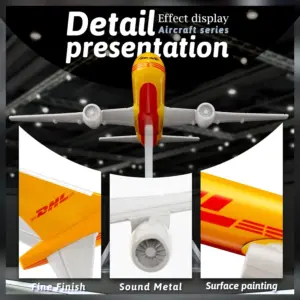 DHL Boeing 757 Model Aircraft 16cm Scale 10 S3038499e271c4fc6823dbb996aacde84p