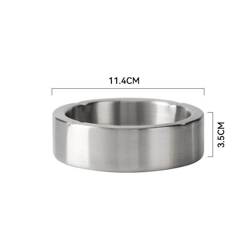 Stainless Steel Modern Ashtray Black, Silver, Gold 5 Stainless Steel Modern Ashtray Black, Silver, Gold - Image 5