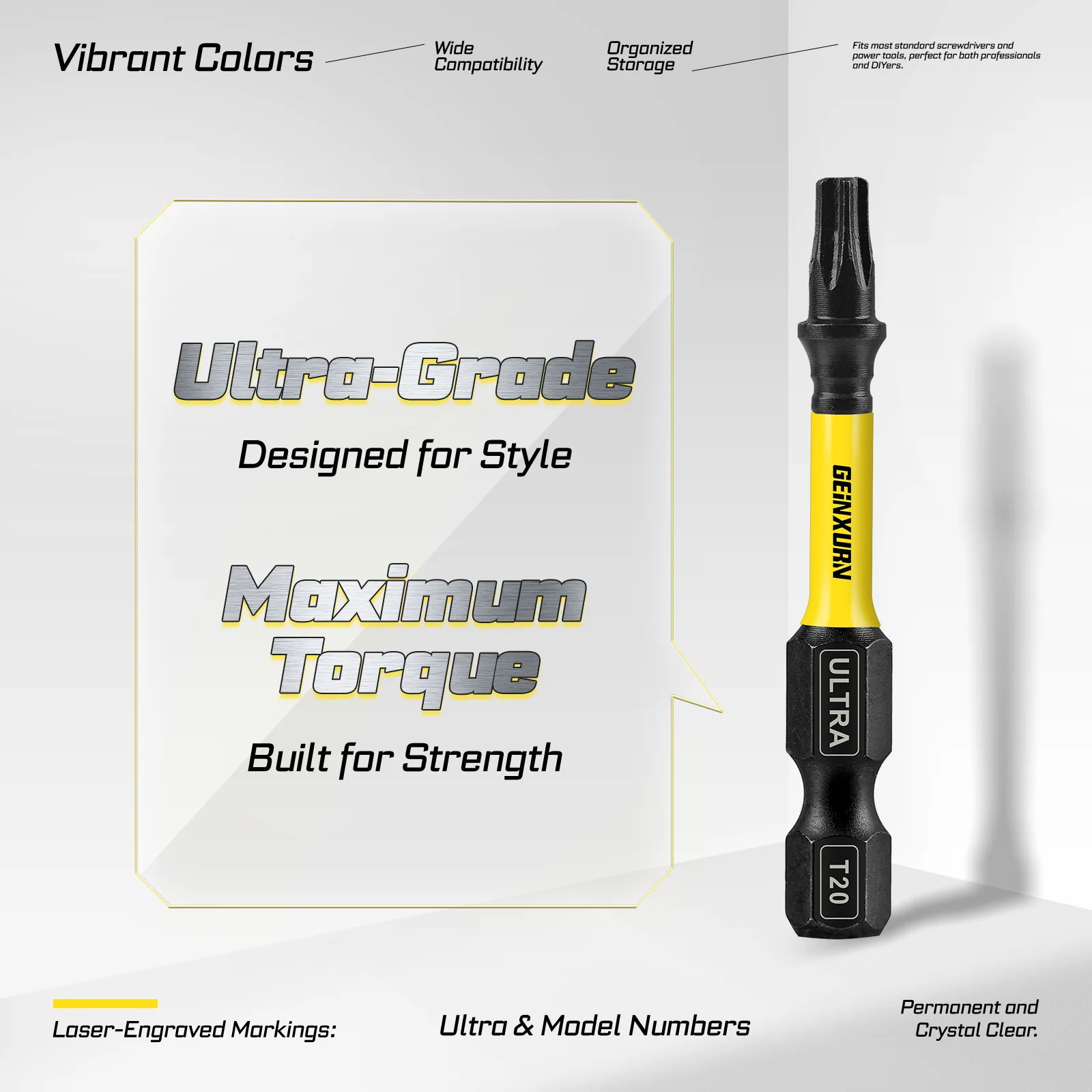 Heavy-Duty Impact Screwdriver Bits Set 20-29 Pieces 4 Heavy-Duty Impact Screwdriver Bits Set 20-29 Pieces - Image 4