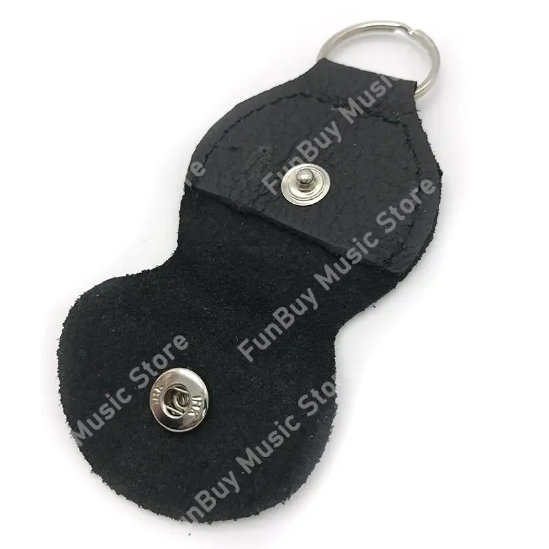 Leather Guitar Pick Holder with Keyring 6 Leather Guitar Pick Holder with Keyring - Image 6