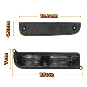 Jeep XJ Signal Light Set 1997-2001 Smoke 10 S3068e5dc925e42df90d42953340a511bQ