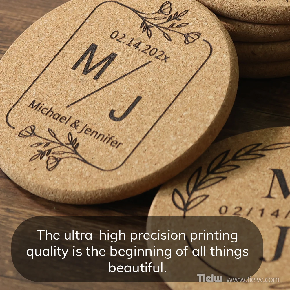 Personalized Eco Cork Coasters Set of 30 6 Personalized Eco Cork Coasters Set of 30 - Image 6