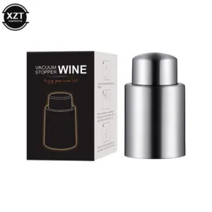 Stainless Steel Vacuum Wine Stopper 10 S307c41931d914867a0b7f9fe06e19c6bQ