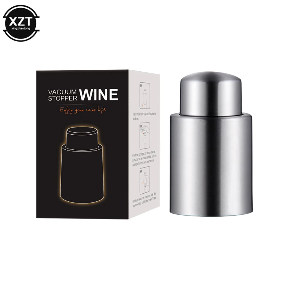 Stainless Steel Vacuum Wine Stopper 5 Stainless Steel Vacuum Wine Stopper - Image 5