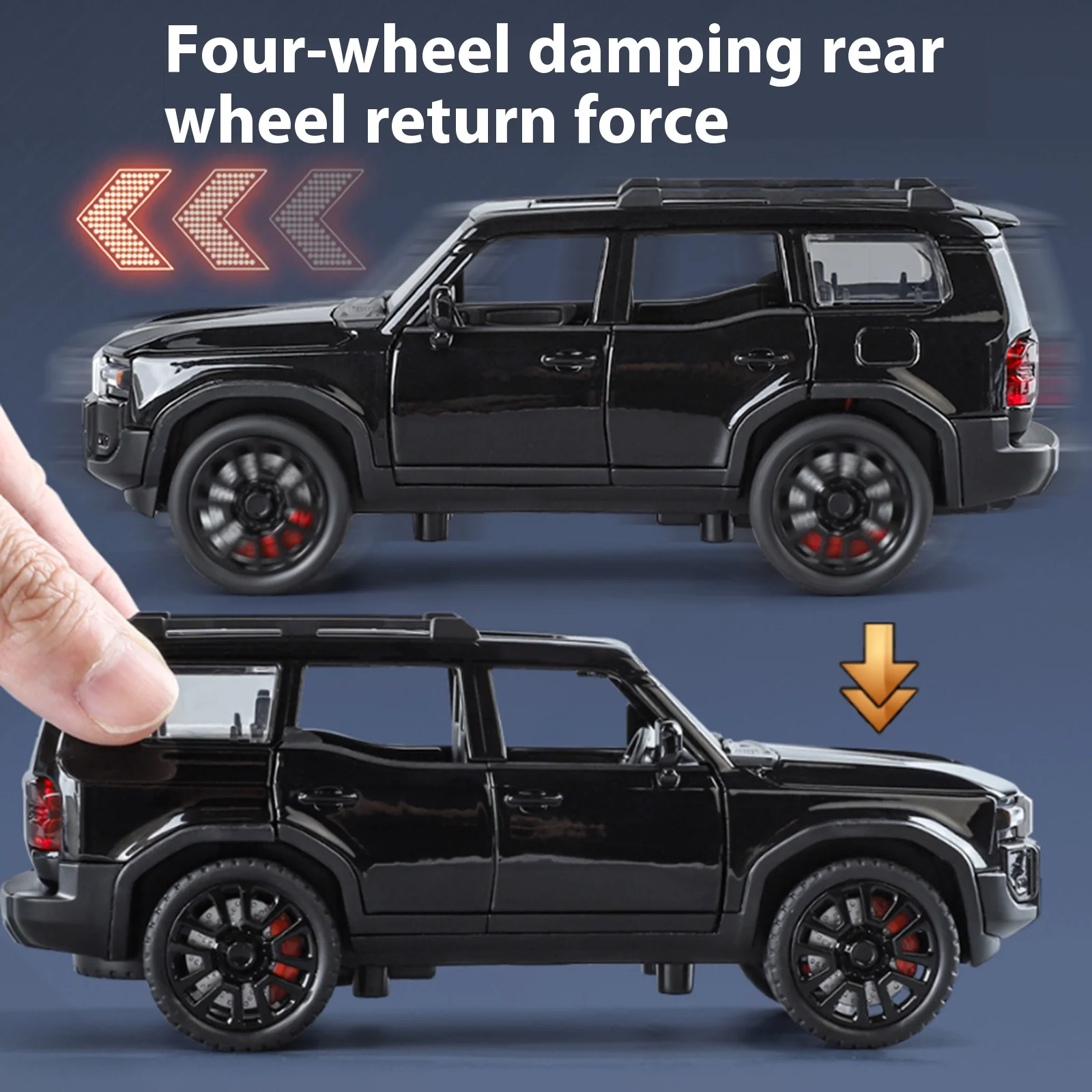 1:32 Alloy Off-Road Vehicle Model for Collectors 4 1:32 Alloy Off-Road Vehicle Model for Collectors - Image 4