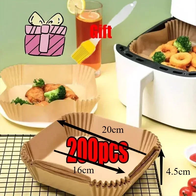 Eco-Friendly Air Fryer Paper Liners Set 9 Eco-Friendly Air Fryer Paper Liners Set - Image 9