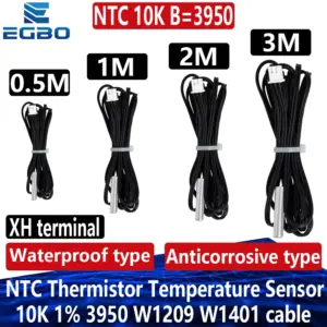 Waterproof 10K NTC Thermistor Sensor with Flexible Cable