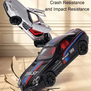 1:24 Scale Sports Car Model with Sound and Lights 11 S3128a2edaa9f432a857f3a6c5cba89415