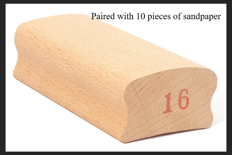 Guitar Neck Curvature Polish Kit with 7 Beech Tools 7 Guitar Neck Curvature Polish Kit with 7 Beech Tools - Image 7