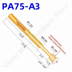 Gold Spring Test Probes Set for Electronics 5 S3161b608640d469396cbde06743a4fcd7