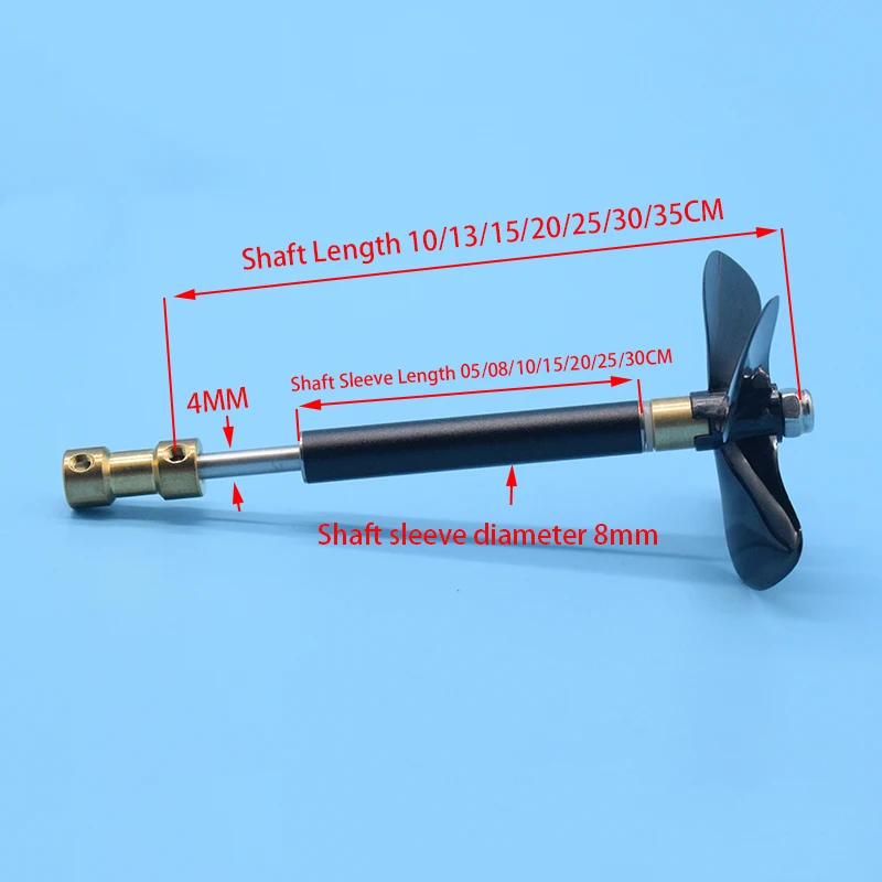 High-Performance 4mm RC Boat Drive Shaft Kit 2 High-Performance 4mm RC Boat Drive Shaft Kit - Image 2