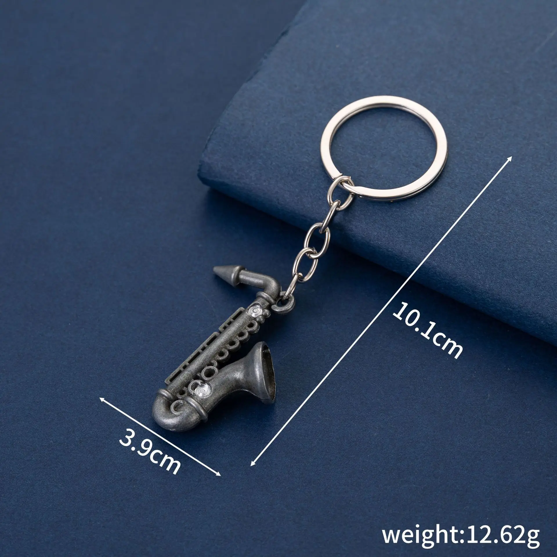 Stylish Music Lover Saxophone Keychain 2 Stylish Music Lover Saxophone Keychain - Image 2