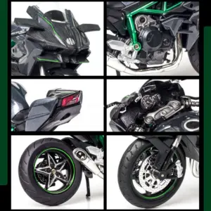 1:12 Scale Motorcycle Replica in Blue or Black 12 S3186856e0e5349c7a035fc11e5899a05v