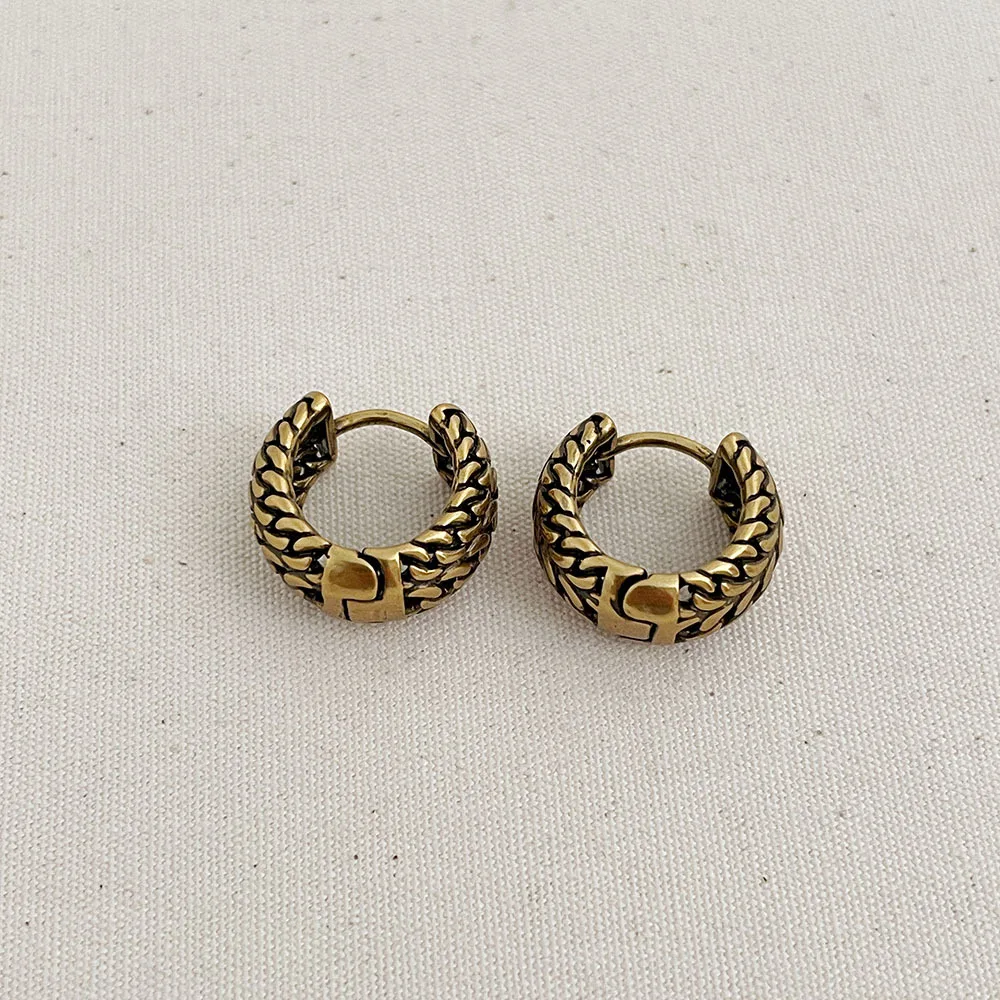 Vintage Geometric Hoop Earrings for Women 8 Vintage Geometric Hoop Earrings for Women - Image 8