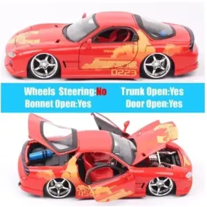 1:24 Mazda RX-7 Diecast Model Car 9 S318b921614554d50ac0dd31711bbfd08w