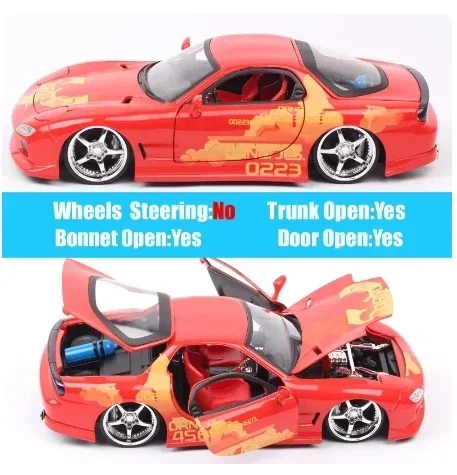 1:24 Mazda RX-7 Diecast Model Car 4 1:24 Mazda RX-7 Diecast Model Car - Image 4