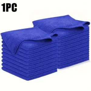 Vibrant Blue Microfiber Cleaning Cloths Set 18 S31971a39982c4f44ad06d6ddac52934fV