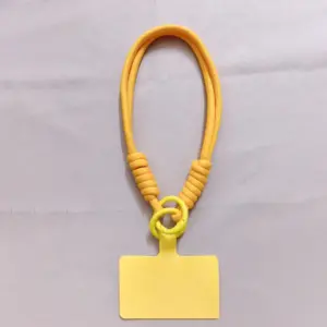 Yellow Adjustable Phone Lanyard for Huawei & Samsung