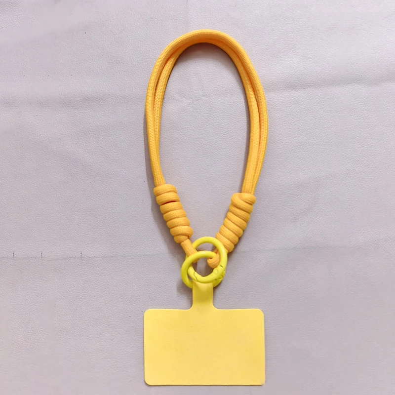 Yellow Adjustable Phone Lanyard for Huawei & Samsung 1 Yellow Adjustable Phone Lanyard for Huawei & Samsung