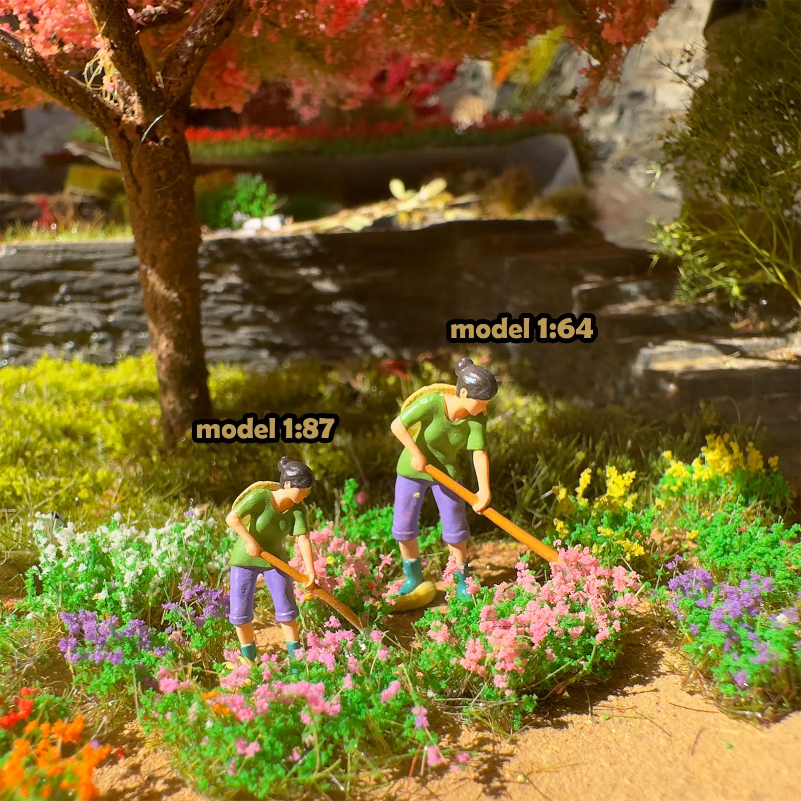 Vivid Miniature Grass Clusters for Dioramas 6 Vivid Miniature Grass Clusters for Dioramas - Image 6