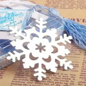 Silver Snowflake Metal Bookmarks Set (3 Pieces) 11 S31babff3e4e04852b2e86c574f5414c88