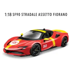 Ferrari SF90 Stradale 1:18 Diecast Model Replica 15 S31bcb5bc2c354bdfa3861cf6fe996a71B