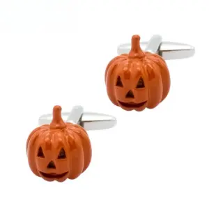 Halloween Pumpkin-head Metal Cufflinks for All