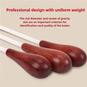 Mahogany Conducting Baton with Fiberglass Rod 7 S32057a01581b4d66a33f05bced157204B