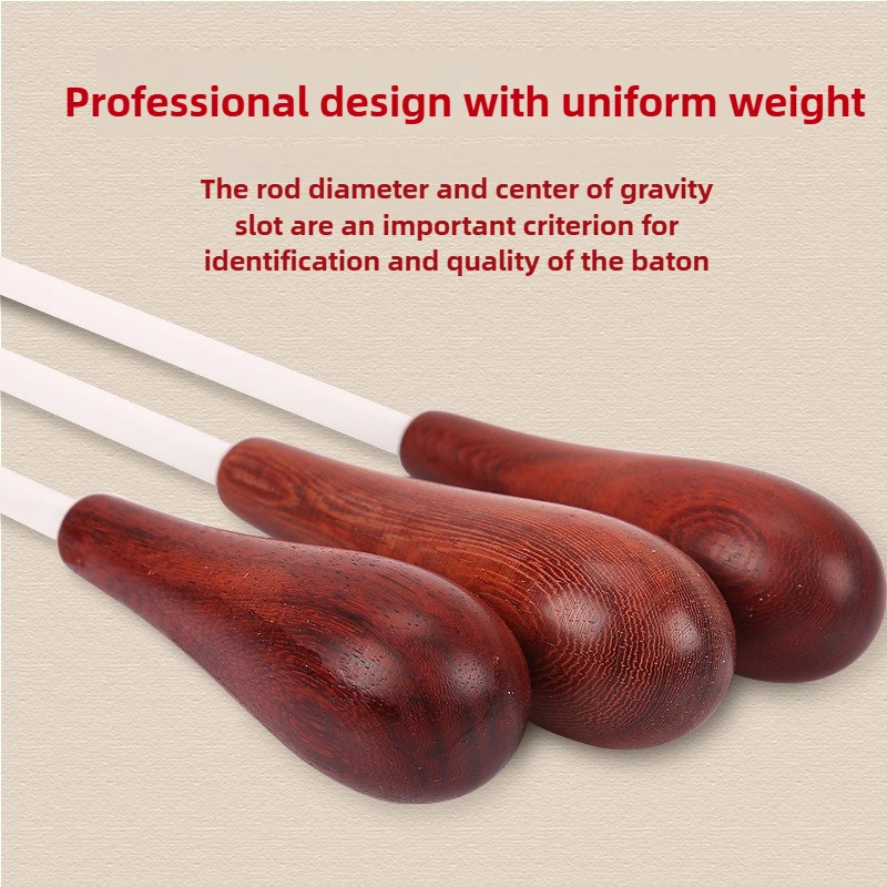 Mahogany Conducting Baton with Fiberglass Rod 2 Mahogany Conducting Baton with Fiberglass Rod - Image 2