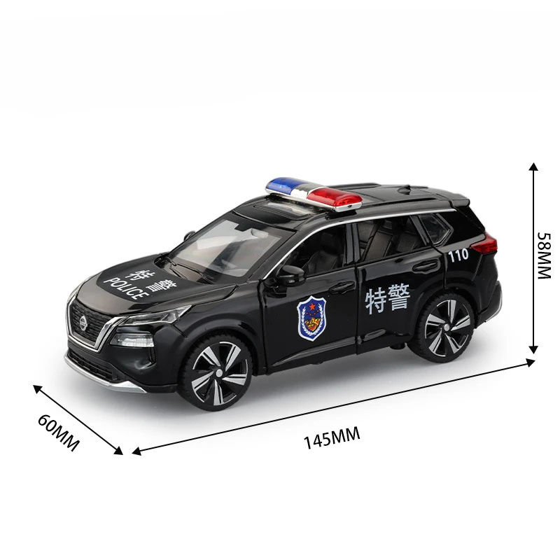 1:32 Scale Diecast Police Car Model E21016 8 1:32 Scale Diecast Police Car Model E21016 - Image 8