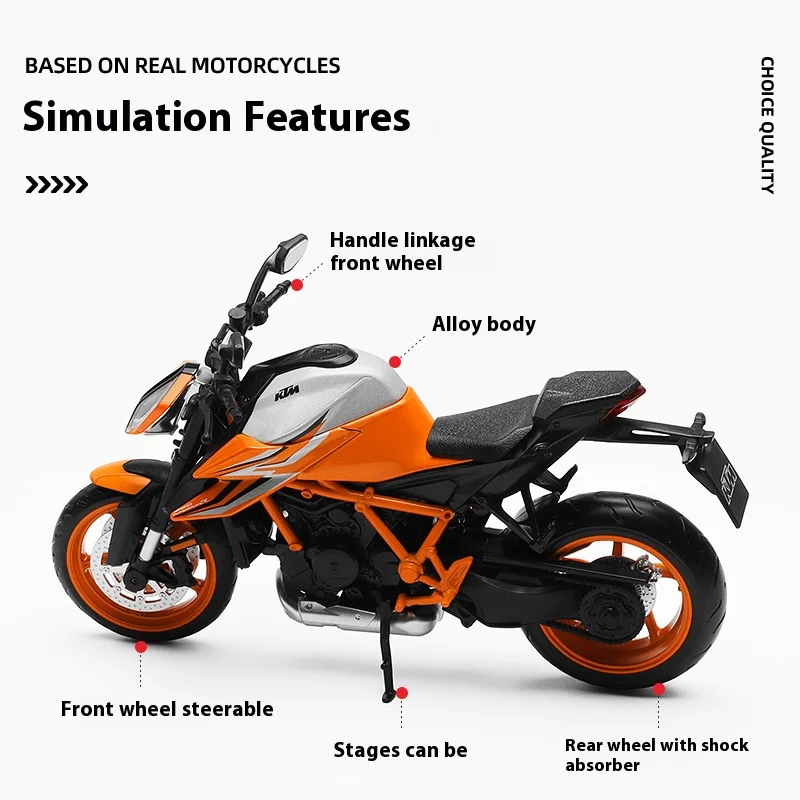 KTM 1290 SUPER DUKE R 1:12 Die-Cast Model 2 KTM 1290 SUPER DUKE R 1:12 Die-Cast Model - Image 2