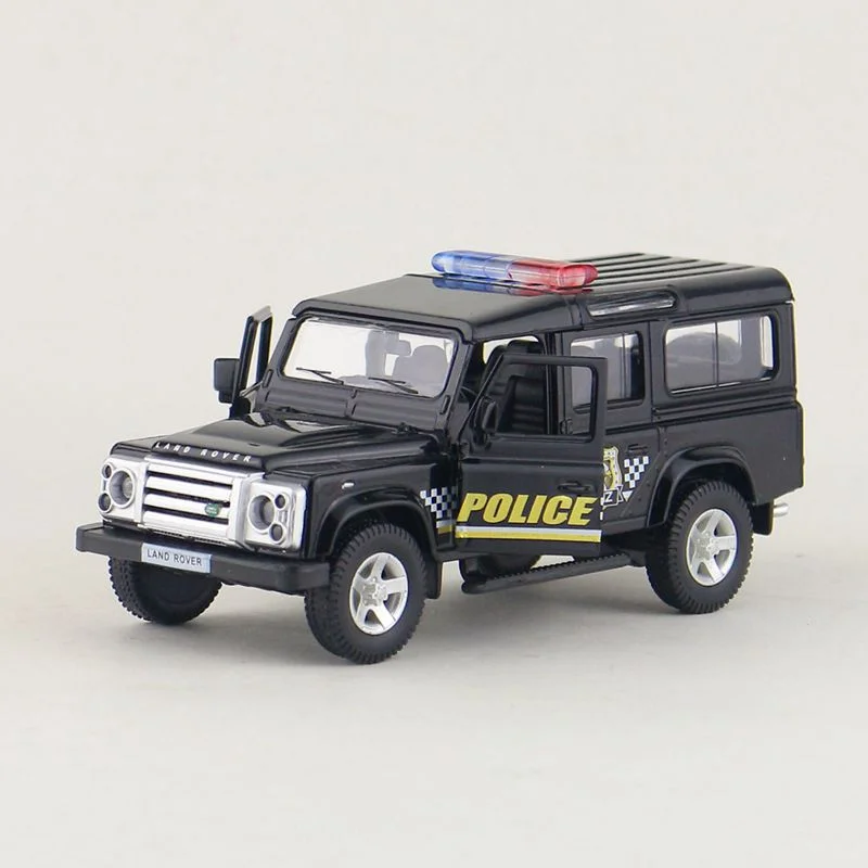 Land Rover Defender 1/36 Diecast Model Black 7 Land Rover Defender 1/36 Diecast Model Black - Image 7