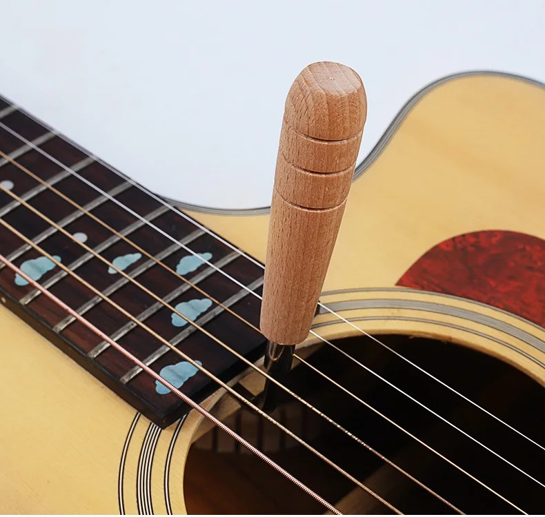 4mm Stainless Steel Guitar Wrench with Wooden Handle 3 4mm Stainless Steel Guitar Wrench with Wooden Handle - Image 3